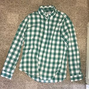 Checkered Merona collared shirt-L